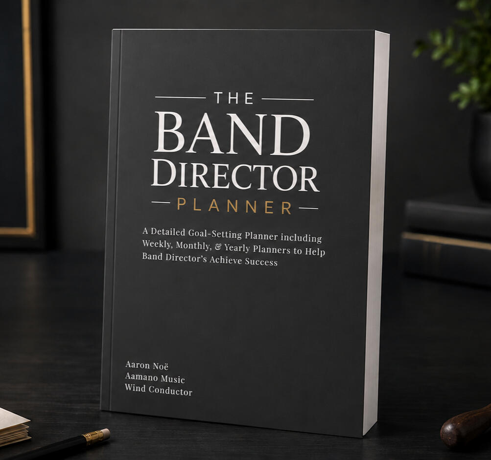 The Band Director's Goal-Setting Planner - with coffee mug